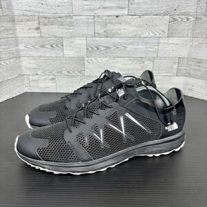 The North Face Shoes Mens 12 Litewave Flow Lace TNF Black White Vibram